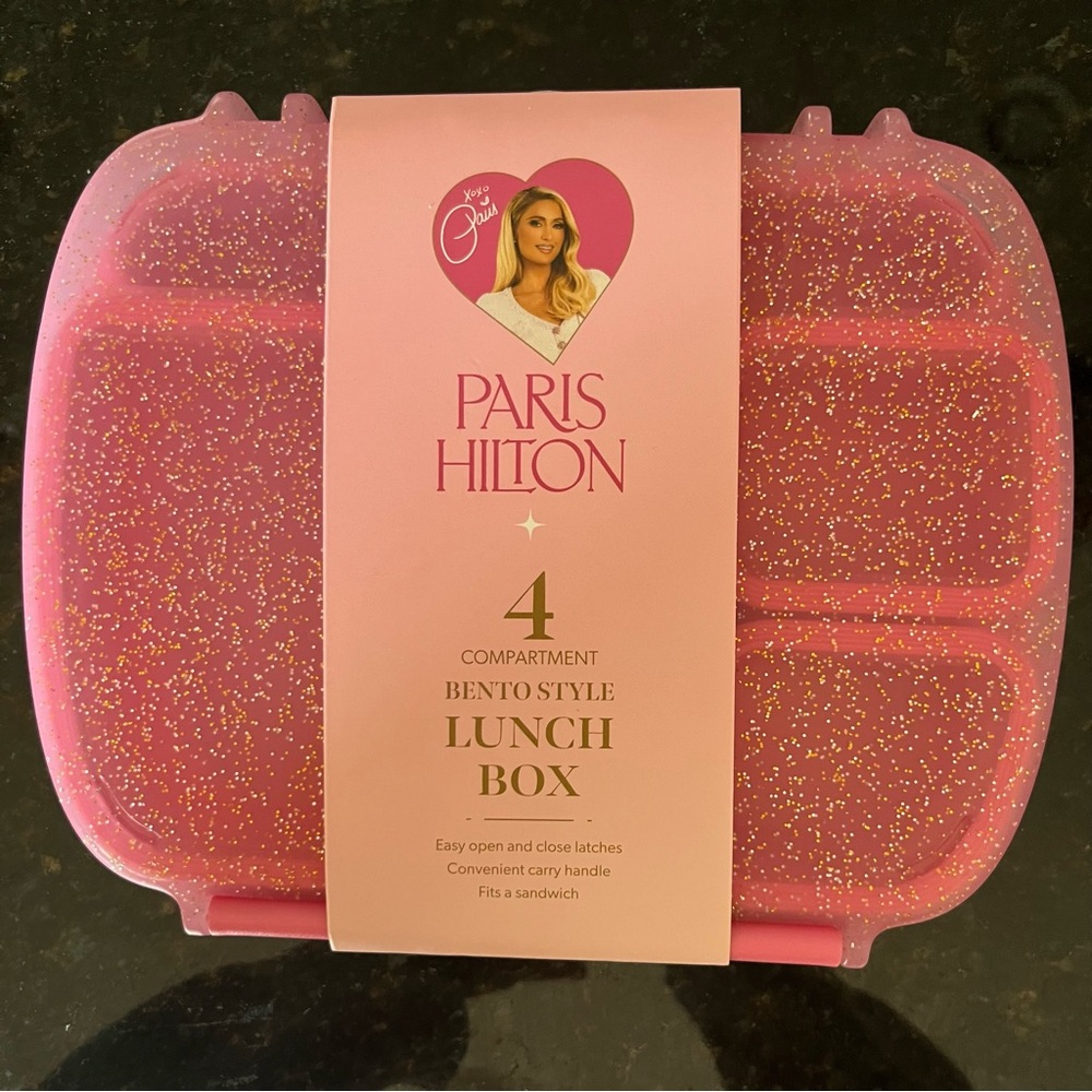 Paris Hilton Pink Glitter Bento Box